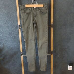 Olive Green Skinny Jeans